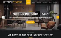 Interior Startup theme preview