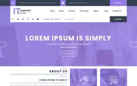IT Company Lite theme preview