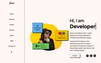 Jason Portfolio Resume theme preview