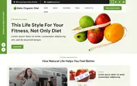 Keto Organic Diet theme preview