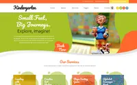 Kindergarten Art School theme preview