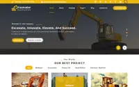 Land Excavator theme preview