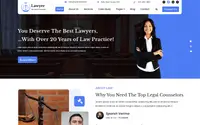 Law Advocate theme preview
