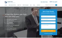 Lawyer Landing Page theme preview