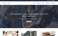 Lawyers Blog theme preview