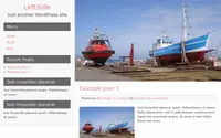 LeftSide theme preview