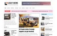 Legit News theme preview