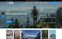 Lifestyle Blogger theme preview