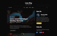 Linea Blog theme preview