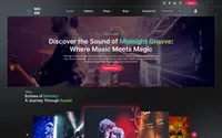 Live Music Band theme preview