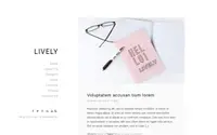 Lively theme preview