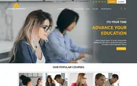 LMS Education University theme preview