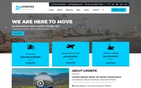 Logistic Transport theme preview