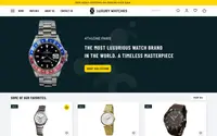 Luxury Watches theme preview