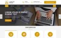 LZ Computer Repair theme preview