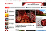 Macro News theme preview