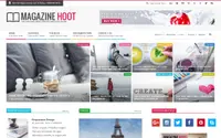 Magazine Hoot theme preview