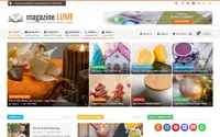 Magazine Lume theme preview