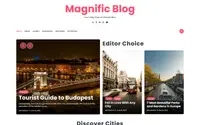 Magnific Blog theme preview