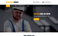 Maintenance Services theme preview