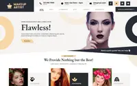Makeup Artist theme preview