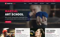Martial Arts Training theme preview