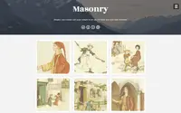 Masonry theme preview