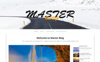 Master Blog theme preview