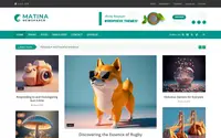Matina Newspaper theme preview
