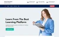 Mavix Education theme preview