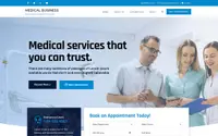 Medical Business theme preview