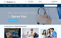 Medical Care theme preview