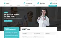 Medical Clinic Center theme preview