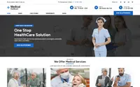 Medical Healthcare Elementor theme preview
