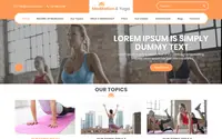 Meditation And Yoga theme preview
