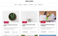 Megla Grid theme preview