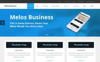 Melos Business theme preview