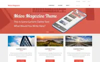 Melos Magazine theme preview