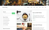 Memorial Blog theme preview