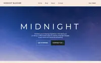 Midnight Blogger theme preview