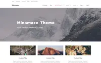 Minamaze Blog theme preview