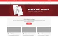 Minamaze eMagazine theme preview