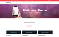 Minamaze Magazine theme preview
