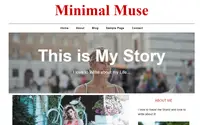 Minimal Muse theme preview