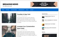 Minimalist Newspaper theme preview