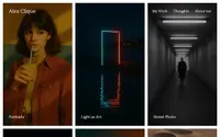 Minimalist Photography Portfolio theme preview