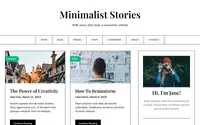 Minimalist Stories theme preview