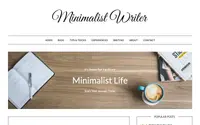 Minimalist Writer theme preview