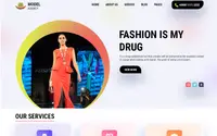 Model Agency theme preview