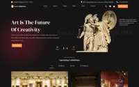 Modern Art Gallery theme preview